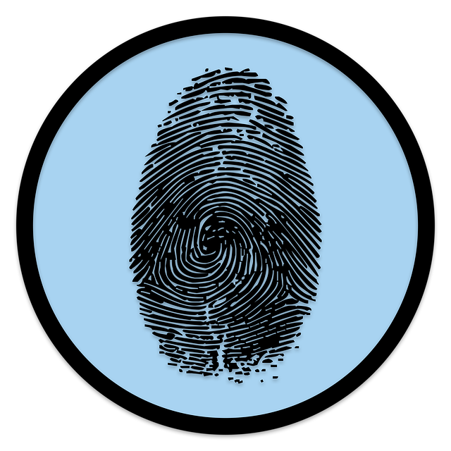 Free icon fingerprint identity illustration