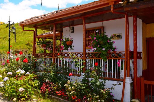 Casa Campesina, Flores, Jardin, Colonial