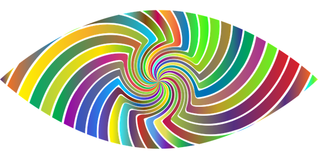 Free eye optical vision vector