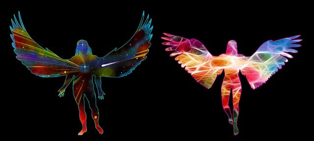 Free archangels michael cherub illustration