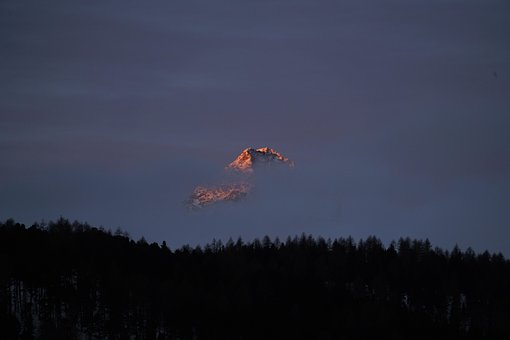 山, 山顶, 自然, Piz尤利尔, Piz Güglia
