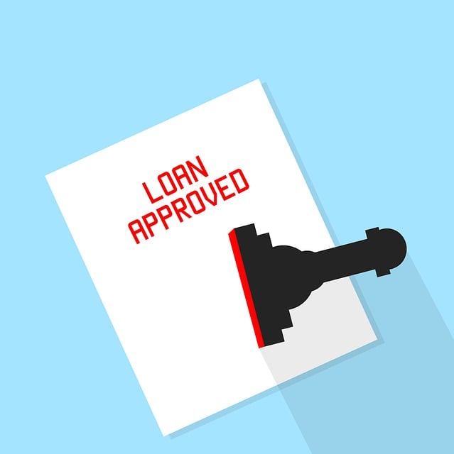 Free loan bank stamp illustration