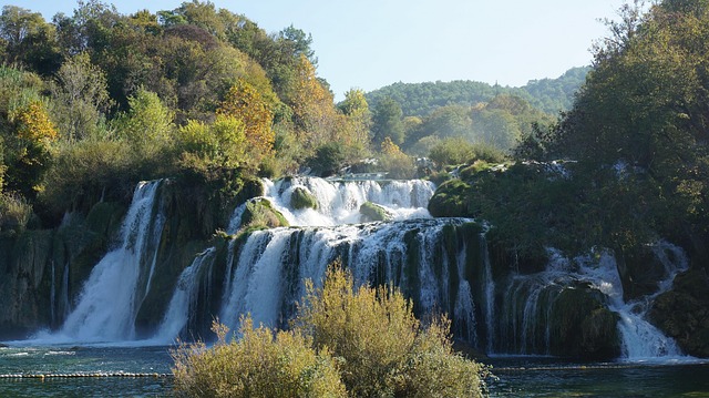 Vandfald, Kroatien, Landskab, Natur