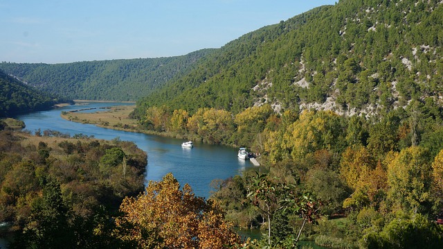 Vandfald, Kroatien, Landskab, Natur