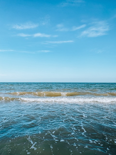 Free Beatiful Beach Sky photo and picture