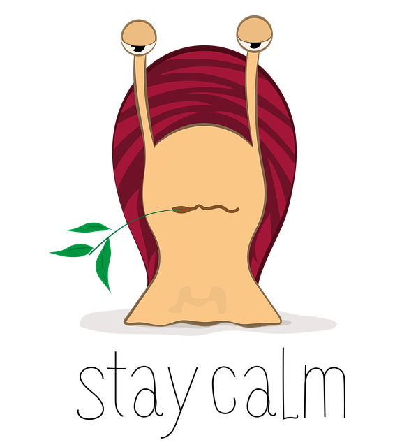Free snail quote poster illustration