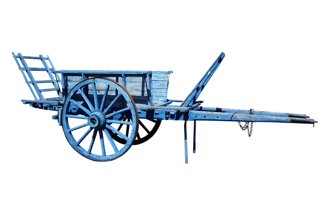Free wagon transport old illustration