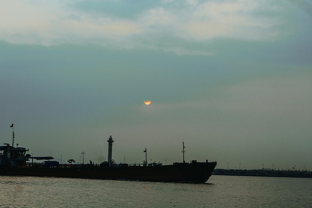 Schip, Zonsondergang, Zee, Boot, Lucht