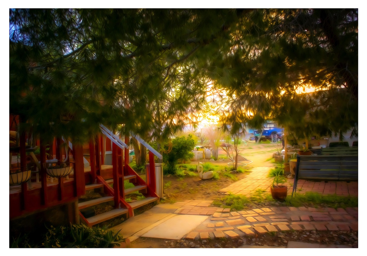 Le Coucher Du Soleil Jardin Photo Gratuite Sur Pixabay Pixabay