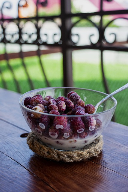 Free Breakfast Wild Strawberries photo and picture