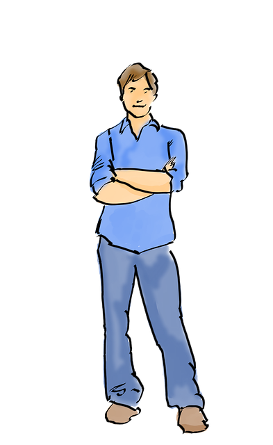 Free Man Standing illustration and picture