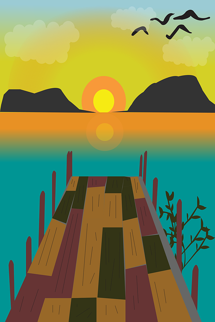 Download free HD stock image of Landscape Sea Free landscape sea sun vector