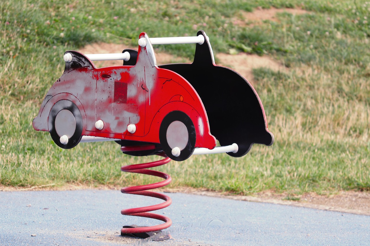 Playground Car Rocking Playground Game Device Automobile - Free photo on Pixabay