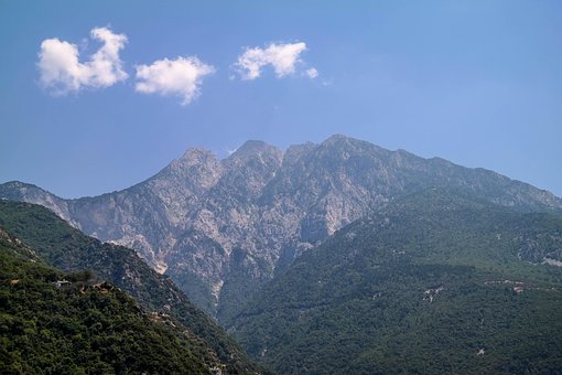 Гора, Облако, Пейзаж, Лес, Восход Солнца