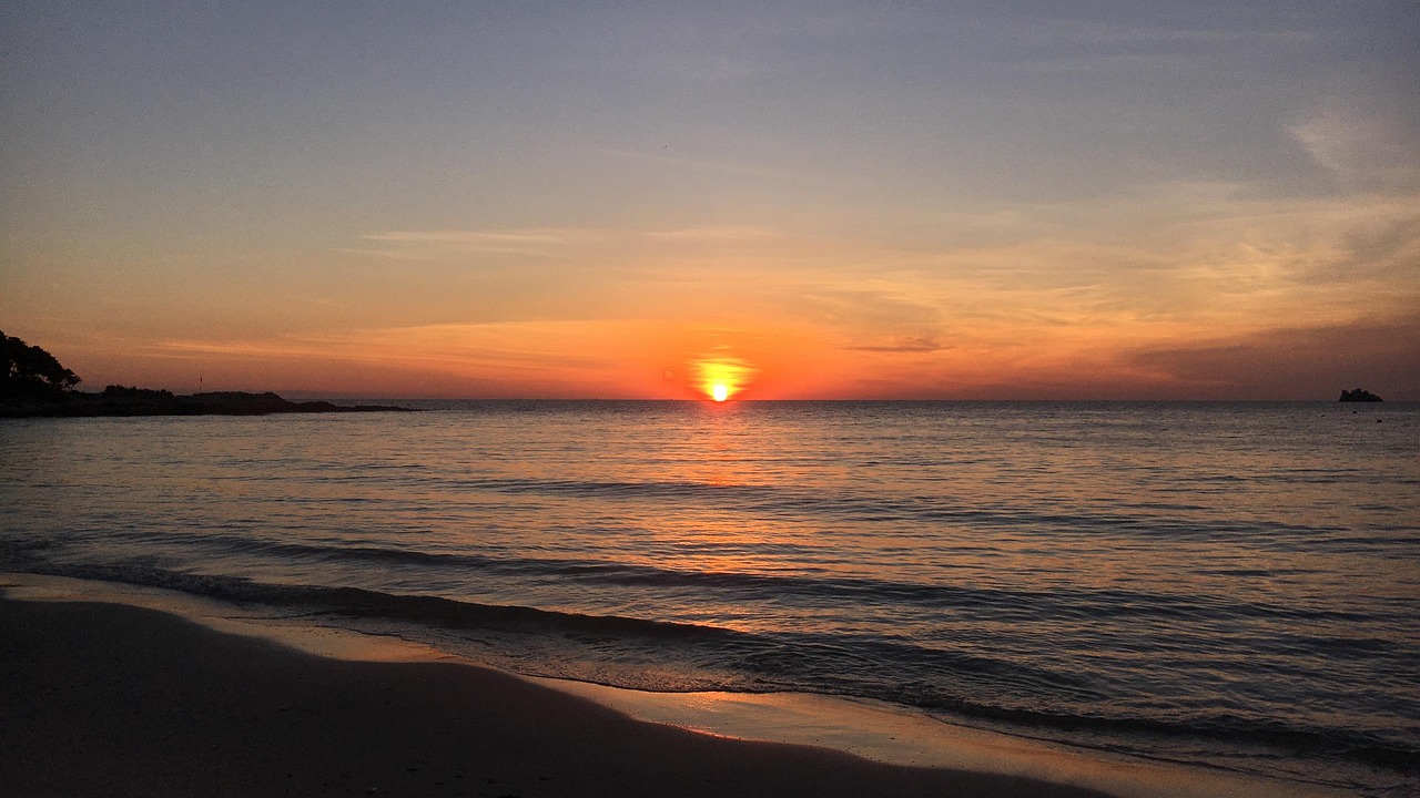 Abendstimmung am Strand von Koh Samet