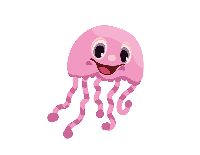 Download free HD stock image of Squid Jellyfish Free squid jellyfish octopus illustration