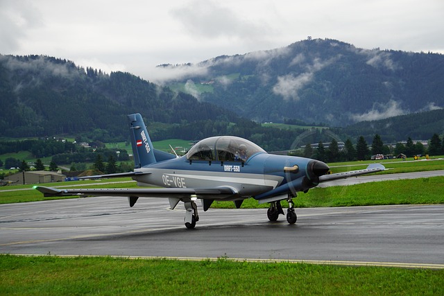 Free Plane Land photo and picture