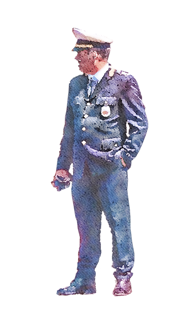 Free uniform man watercolor illustration
