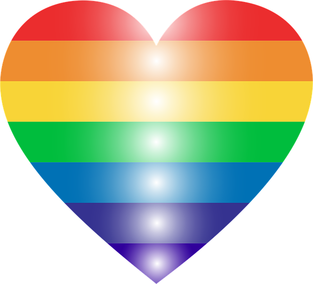 Free heart love diversity vector