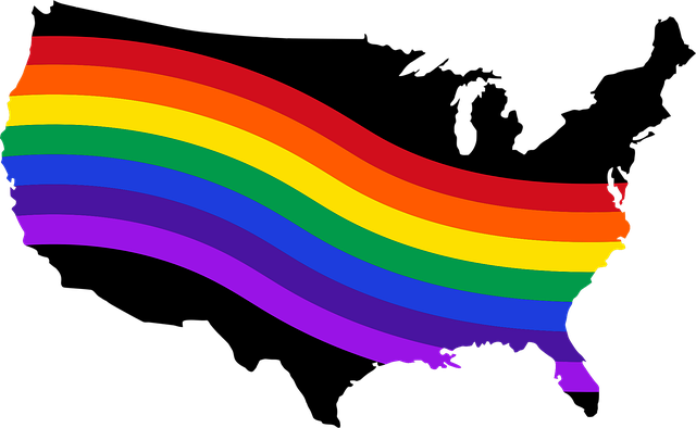 Free america country rainbow illustration