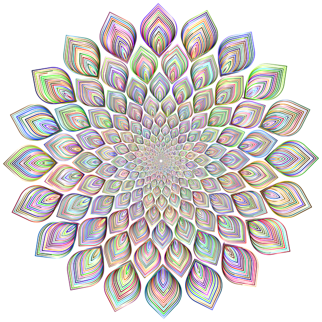 Free mandala decorative line art vector