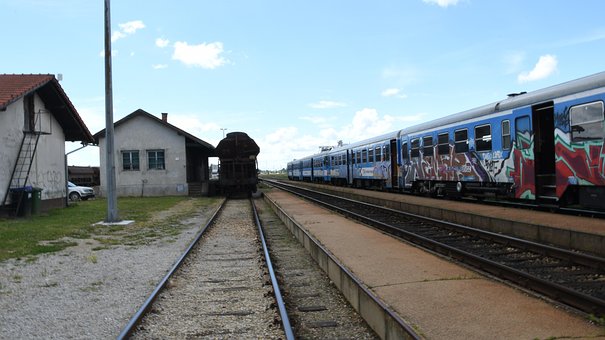 Tren, Ferrocarril, Pintada, Rieles