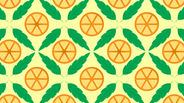 Free background orange landscape vector