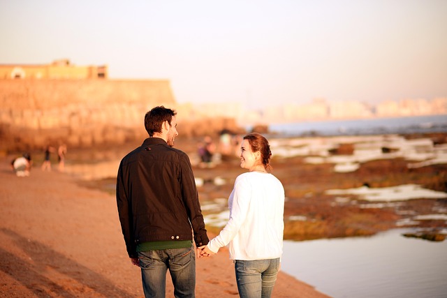 Free Couple Beach photo and picture