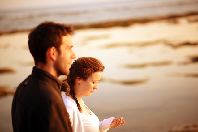 Free Couple Beach photo and picture