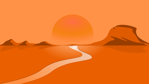 Free Desert Orange illustration and picture