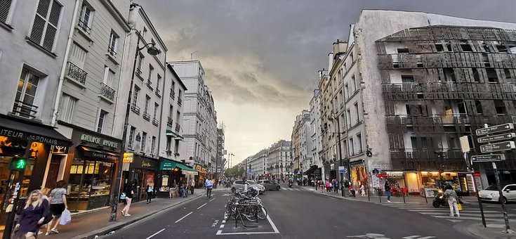 Paris, Frankreich, Die Architektur