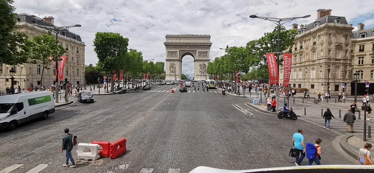 Paris, Champs-Élysées, Frankreich