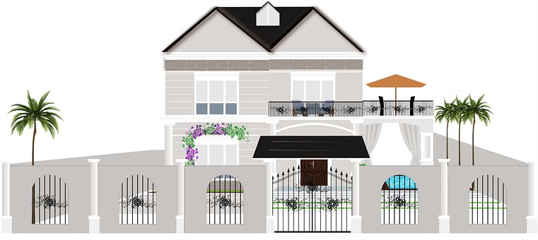 Free House Villa illustration and picture