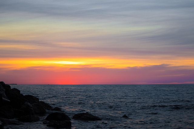 Free Pink Sunset photo and picture
