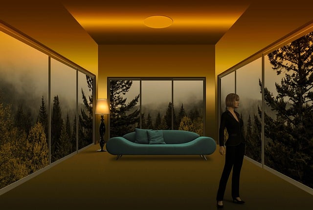 Free fantasy architecture space illustration
