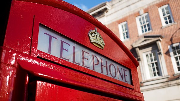 Telefon Boksen, Telefon, Britisk, London