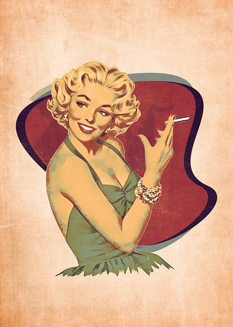 Free woman girl blonde illustration