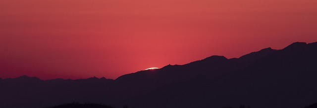 Pôr Do Sol, Sol, Montanha