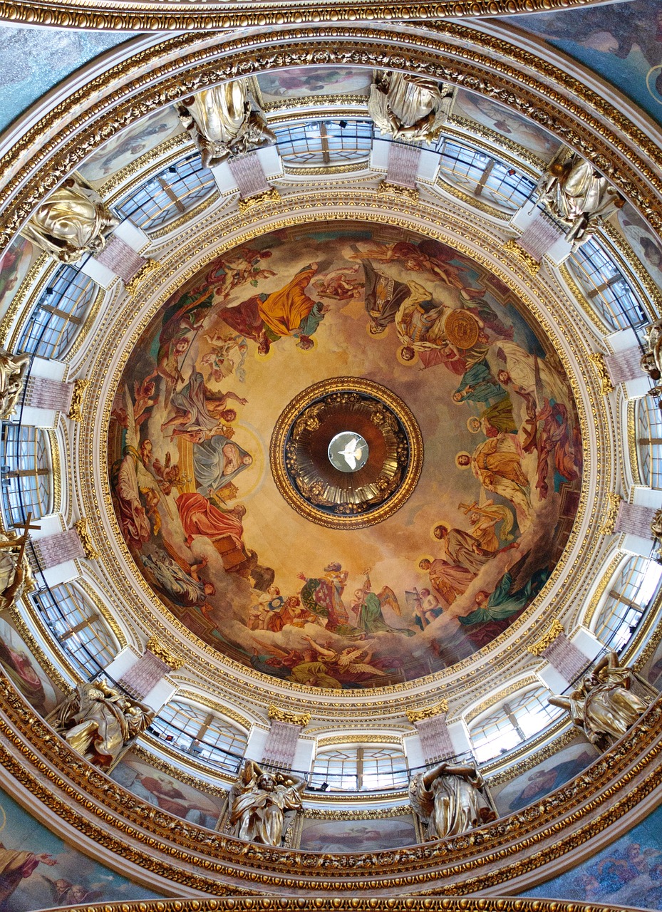 St Isaac'S Cathedral Dome Temple - Free photo on Pixabay
