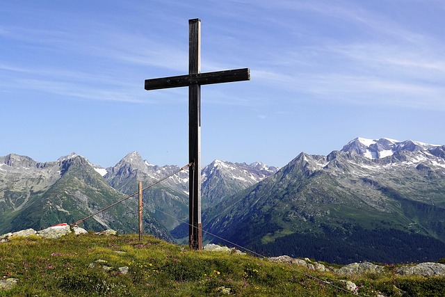 mountain cross, cross, sumvitg, mountain panorama, cross, cross, cross, cross, cross
