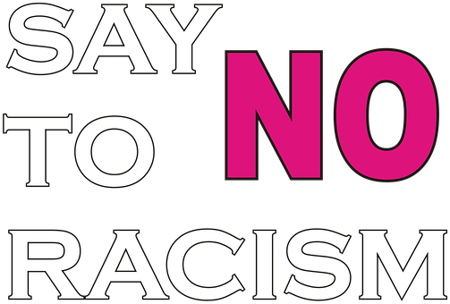 T-Shirt Design, Sige Nej Til Racisme