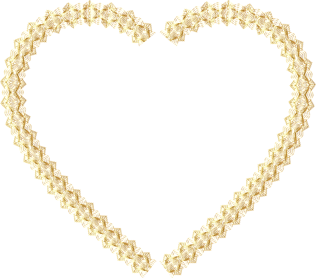 Free heart love line art vector