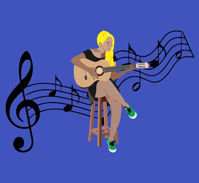 Download free HD stock image of Singer Music Free singer music guitar illustration