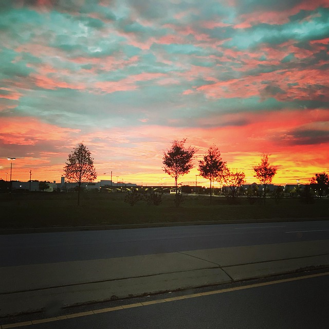 Free Sunset Road photo and picture