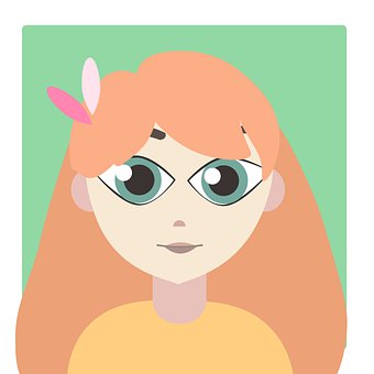Niña, Linda, Contento, Joven, Persona