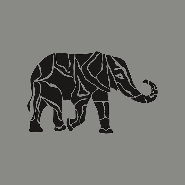 Elefant, Natur, Grafik, Grafikdesign