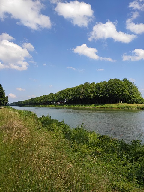 Free Mittelland Canal Cloudy Sky photo and picture