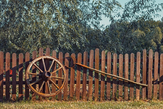 Free Fence Wheel photo and picture
