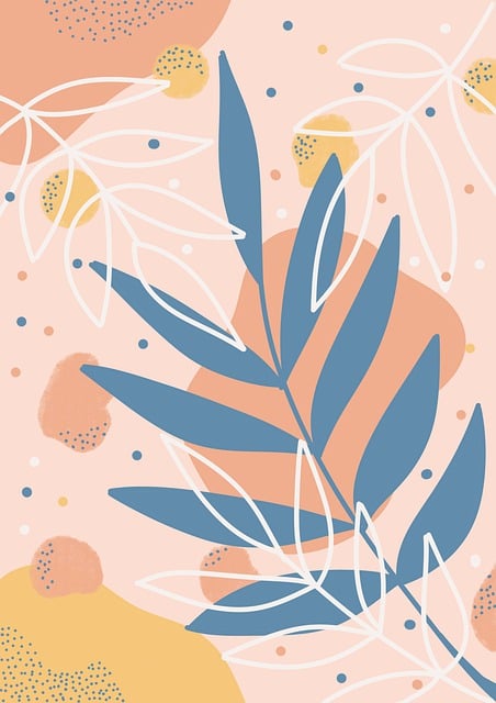 Free summer pattern tropical illustration