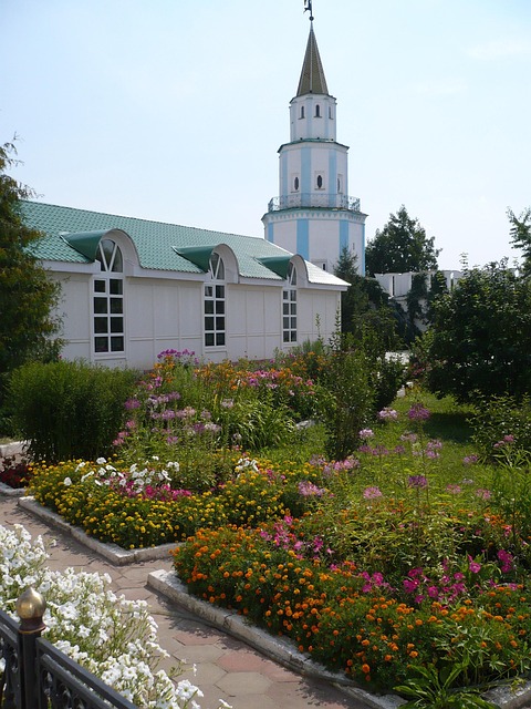 Bloemen, Tuin, De Voortuin, Tempel